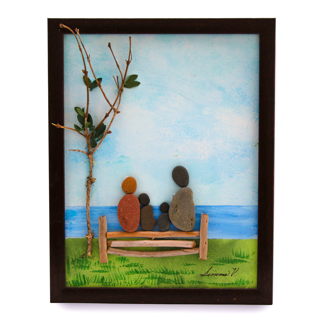 Simone Vilandre's Pebble Art Gicleé Art Print