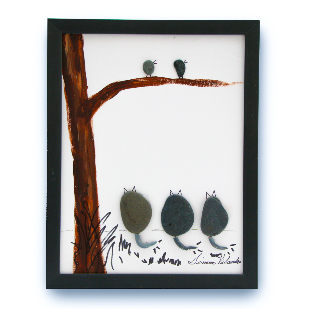 Simone Vilandre's Pebble Art Gicleé Art Print