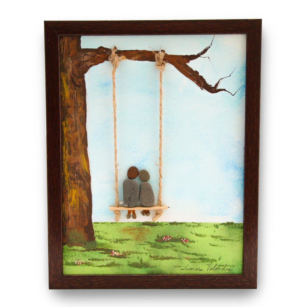 Simone Vilandre's Pebble Art Gicleé Art Print