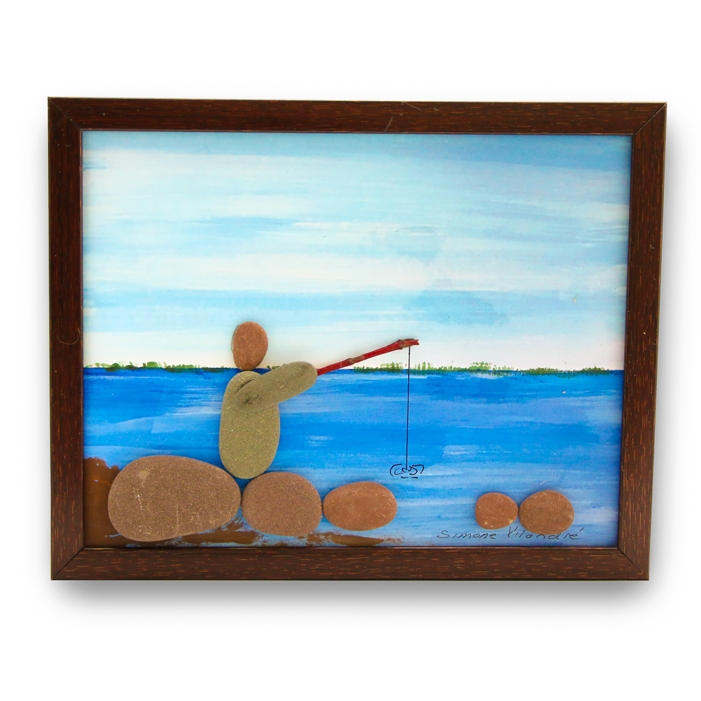 Simone Vilandre's Pebble Art Gicleé Art Print