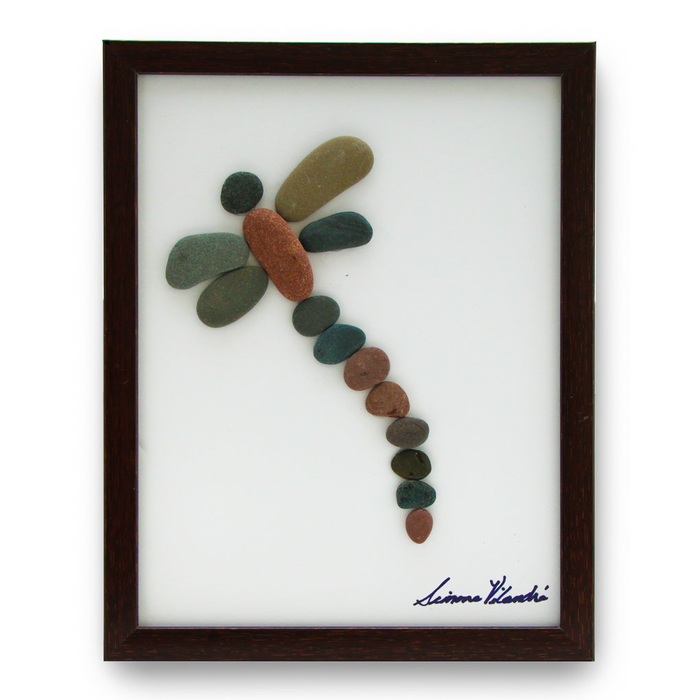 Simone Vilandre's Pebble Art Gicleé Art Print