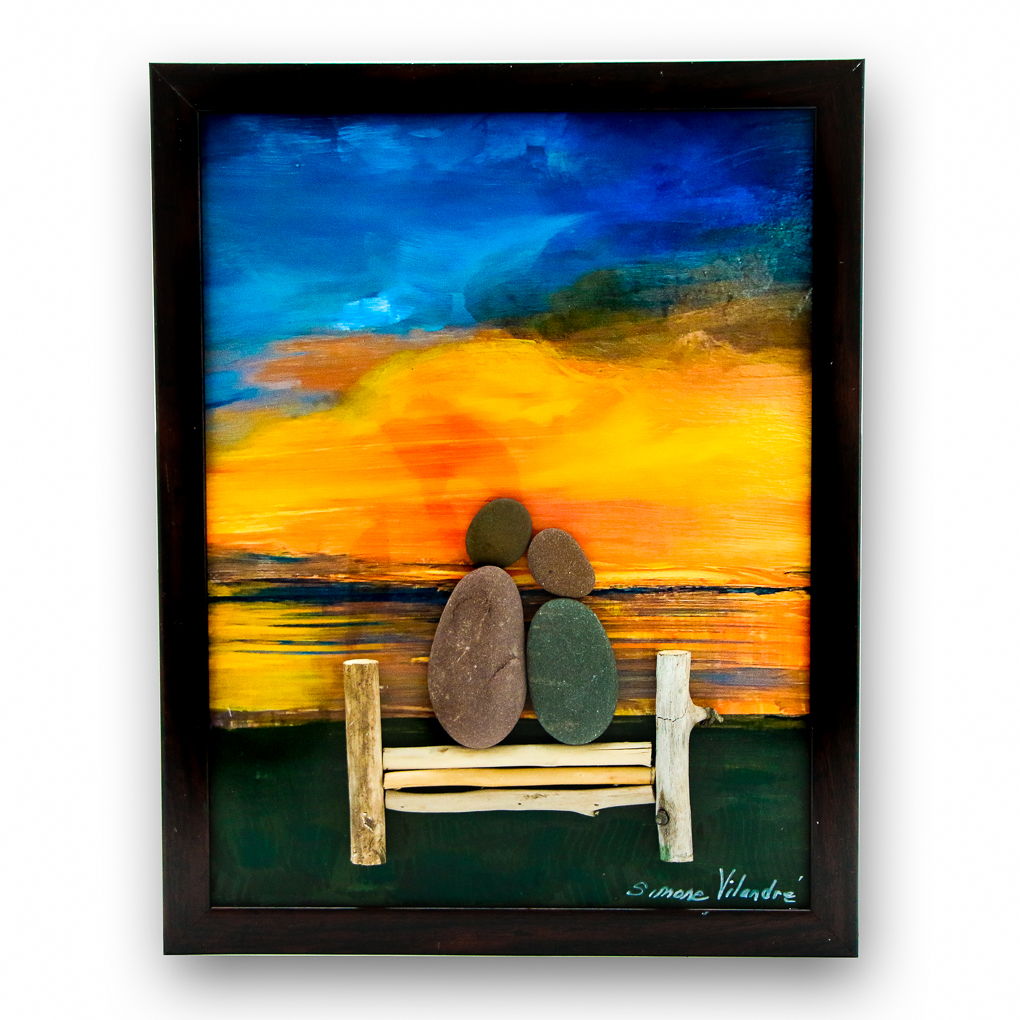 Simone Vilandre's Pebble Art Gicleé Art Print