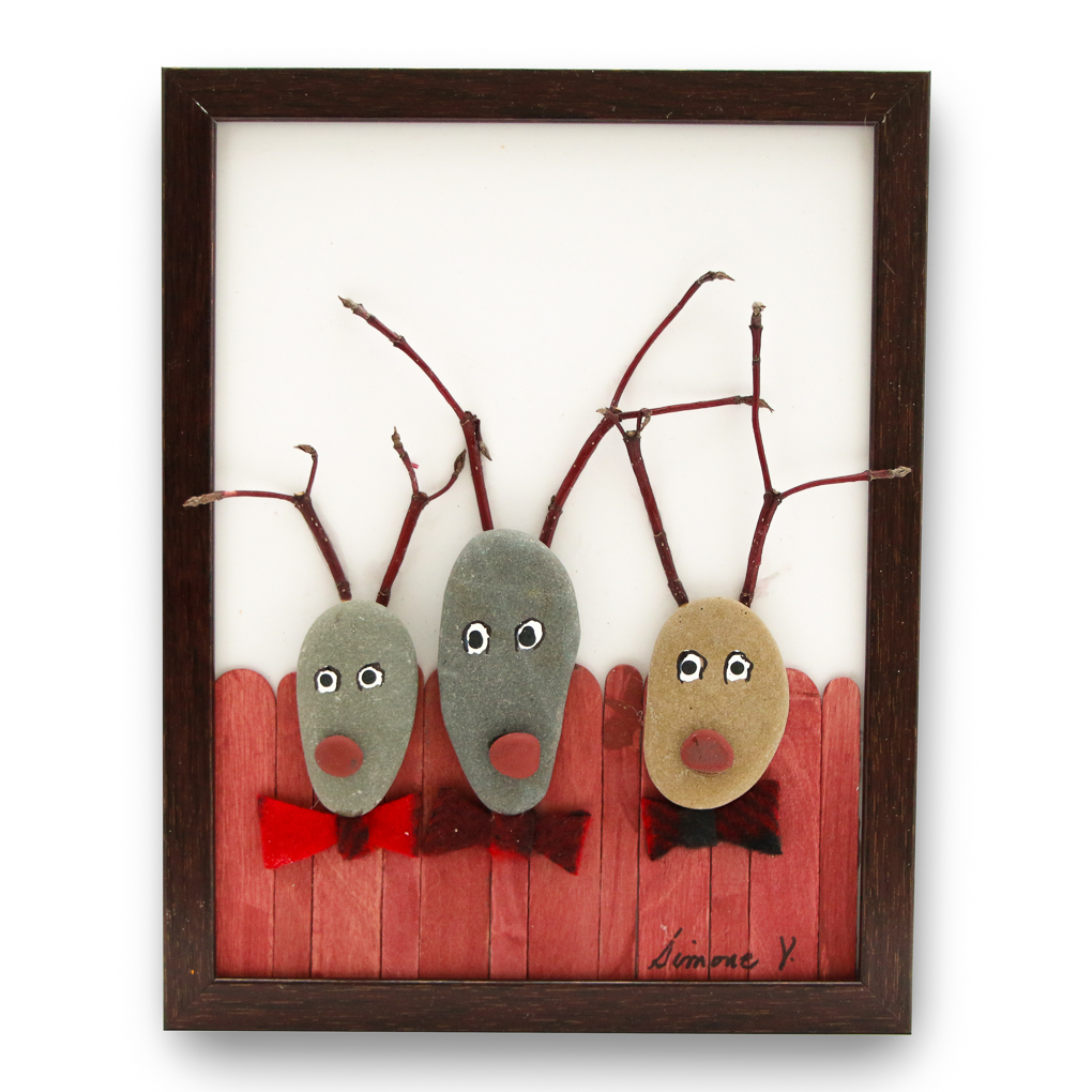 Simone Vilandre's Pebble Art Gicleé Art Print