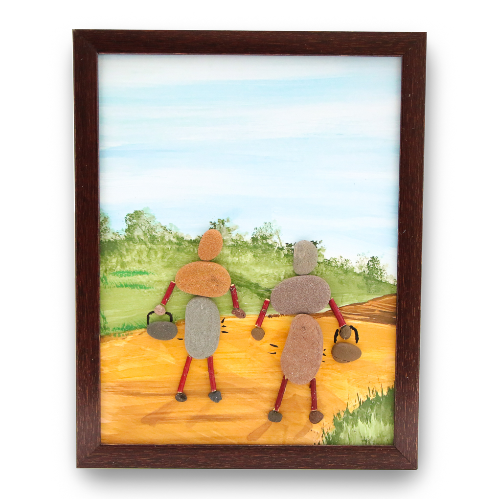 Simone Vilandre's Pebble Art Gicleé Art Print
